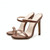 Ladies High Heel Sandals Fashion Sexy Strappy Sandals, Size: 35(Brown)