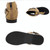 Ladies Belt Buckle Flip Flops Casual Flat Sandals, Size: 37(Light Brown)