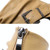 Ladies Belt Buckle Flip Flops Casual Flat Sandals, Size: 37(Light Brown)
