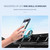 For Xiaomi Redmi K50 Pro Magsafe Hidden Fold Holder Full Coverage Shockproof Phone Case(Black)