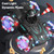Q169 2.4G Magic Color Projection Stunt Remote Control Car(Black Blue)