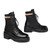Women Fall And Winter Martin Boots England Style Thick Bottom Short Boots, Size: 39(Velvet-free)