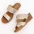 Ladies Sandals And Slippers Fashionable Outer Wear Platform High Heels, Size: 38(Golden)