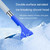 2 In 1 Car Snow Shovel Snow Blowing Brush Car Winter Snow Clearing Tools(Red)