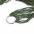 2 PCS 9 Strand Nylon Rope Hammock Portable Camping Leisure Mesh Hammock(Blue)