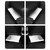For Tesla Model Y 2021-2023 TPE Storage Organizer Under Car Seat, Style:with Cover(White)