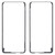 For Google Pixel 8 Original Front LCD Screen Bezel Frame