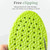 Wormwood Deodorant Running Insoles Memory Foam Breathable Orthopedic Shoes Pad, Size: 42(Grey)