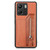 For Xiaomi  Redmi 13C Carbon Fiber Flip Zipper Wallet Phone Case(Brown)
