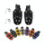 Motorcycle Modified Aluminum Alloy Foot Pedal Accessories(Blue)