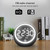 X10 Multifunctional Bluetooth Speaker LED Night Light Alarm Clock Bluetooth Speaker, Support TF Card & AUX & FM Radio, Specification: EU Plug(White)