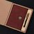 Notebook Business Retro Simple Notebook Office Notepad Coffee A5 Kraft Paper Gift Box