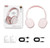 SOYTO SY-T2 Noise Reduction Bluetooth Headset Wireless Game Headset(Pink)