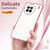 For vivo X90 / X90s Transparent Plating Fine Hole Phone Case(Pink)