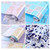 2 PCS Kitchen Anti-Smoke Tile Wall Stickers Stove Wallpaper(Purple Vine)