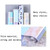 2 PCS Kitchen Anti-Smoke Tile Wall Stickers Stove Wallpaper(Purple Vine)