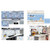 2 PCS Kitchen Anti-Smoke Tile Wall Stickers Stove Wallpaper(Purple Vine)