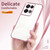 For OPPO Reno8 Pro Transparent Plating Fine Hole Phone Case(Transparent)