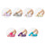 3 Pair Open-Toe Yoga Socks Indoor Sports Non-Slip Five-Finger Dance Socks, Size: One Size(Color Light Gray)