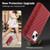 For iPhone 14 Plus Zipper Multi-Card Wallet Rhombic Leather Phone Case(Red)