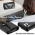 For iPhone 11 Pro Zipper Multi-Card Wallet Rhombic Leather Phone Case(Black)