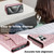 For iPhone 11 Zipper Multi-Card Wallet Rhombic Leather Phone Case(Rose Gold)