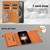 For Samsung Galaxy S23 FE 5G Zipper Multi-Card Wallet Rhombic Leather Phone Case(Brown)