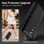 For Samsung Galaxy S22 5G Zipper Multi-Card Wallet Rhombic Leather Phone Case(Black)