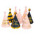 20 PCS Sequined Fur Ball Birthday Hat Birthday Party Supplies Dress Up Paper Hat, Colour: No. 4 Pure Gold