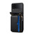 For Samsung Galaxy Z Flip4 Folding Leather Phone Case with Long Lanyard(Black)
