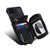 For Samsung Galaxy Z Flip4 Folding Leather Phone Case with Long Lanyard(Black)