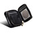 For Samsung Galaxy Z Flip4 Folding Leather Phone Case with Long Lanyard(Black)