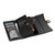 For Xiaomi Redmi 12 5G / 4G Zipper Multi-Card Wallet Rhombic Leather Phone Case(Black)