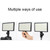 640+95 LEDs RGB Adjustable Live Shooting Fill Light Phone SLR Photography Lamp, EU Plug, Spec: 14 inch