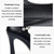 Women High Heels Comfortable Small Heel Temperament Waterproof Platform One Buckle Shoes, Size: 38(Black)