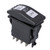 12V Car Modified Far Near Light Self-Locking Waterproof Switch(Black)