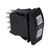 12V Car Modified Far Near Light Self-Locking Waterproof Switch(Black)