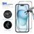 For iPhone 15 ENKAY Easy Install High Alumina Silicon Full Glass Film