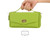 For Samsung Galaxy S22+ 5G Crossbody Multi-functional Zipper Wallet Litchi Leather Phone Case(Green)