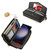 For Samsung Galaxy S23 5G Crossbody Multi-functional Zipper Wallet Litchi Leather Phone Case(Black)