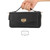 For Samsung Galaxy S22 5G Crossbody Multi-functional Zipper Wallet Litchi Leather Phone Case(Black)