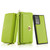 For Samsung Galaxy Note20 Ultra Crossbody Multi-functional Zipper Wallet Litchi Leather Phone Case(Green)