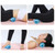 Massage Fitness Electric Silicone Massage Ball Muscle Relaxation Fascia Ball Peanut Shape Yoga Ball(Blue)