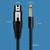 JINGHUA 6.5 Male To Female XLR Audio Cable 6.35 Three Core Balanced Microphone Mixer, Size: 10m(Black)