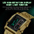 BINBOND B2311 30m Waterproof Men LED Luminous Multifunctional Quartz Watch, Color: Leather-Black Steel-Blue