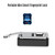 Embedded Luggage Fingerprint Lock USB Charging Super Long Standby Smart Lock(White)