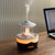 UFO Water Drop Aromatherapy Humidifier Home Desktop Silent Remote Control Diffuser, Size: US Plug(Black)