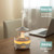 UFO Water Drop Aromatherapy Humidifier Home Desktop Silent Remote Control Diffuser, Size: US Plug(Black)
