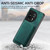 For OnePlus Nord CE 5G Retro Leather Card Bag Magnetic Phone Case(Green)