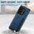 For OnePlus Nord CE2 Lite 5G Retro Leather Card Bag Magnetic Phone Case(Blue)